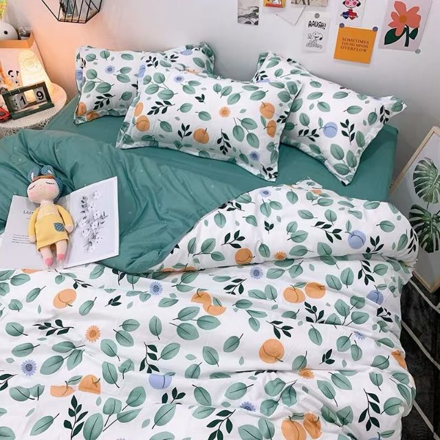 Bộ cotton poly Đào Xanh
