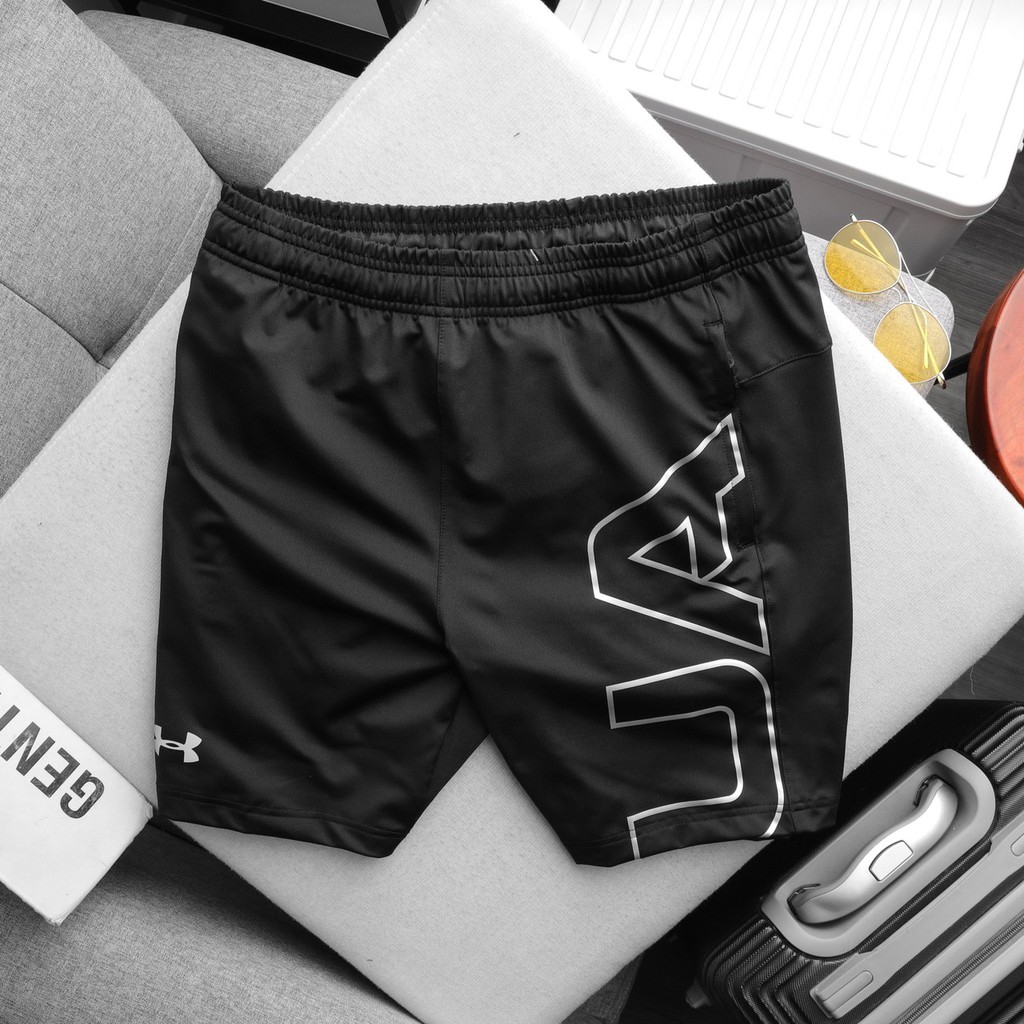 Quần short thể thao nam chất liệu thun poly 2 da co giãn, thoải mái vận động 4906