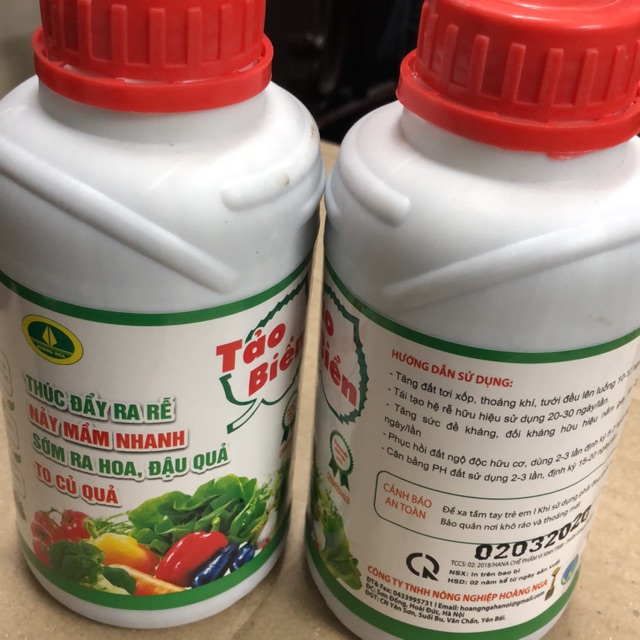 Chiết xuất Tảo biển giúp Cây Ra rễ, nẩy mầm, ra hoa, đậu quả/ to củ quả (500 ml)☘️