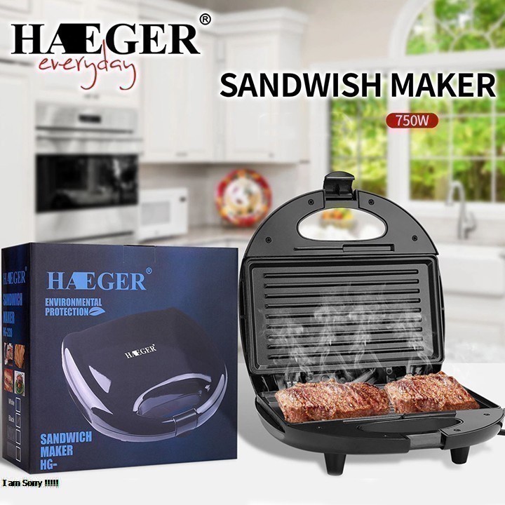  [ BH 12 Tháng ] Máy Nướng Bánh Mỳ, Bánh Sandwich Chính Hãng HAEGER