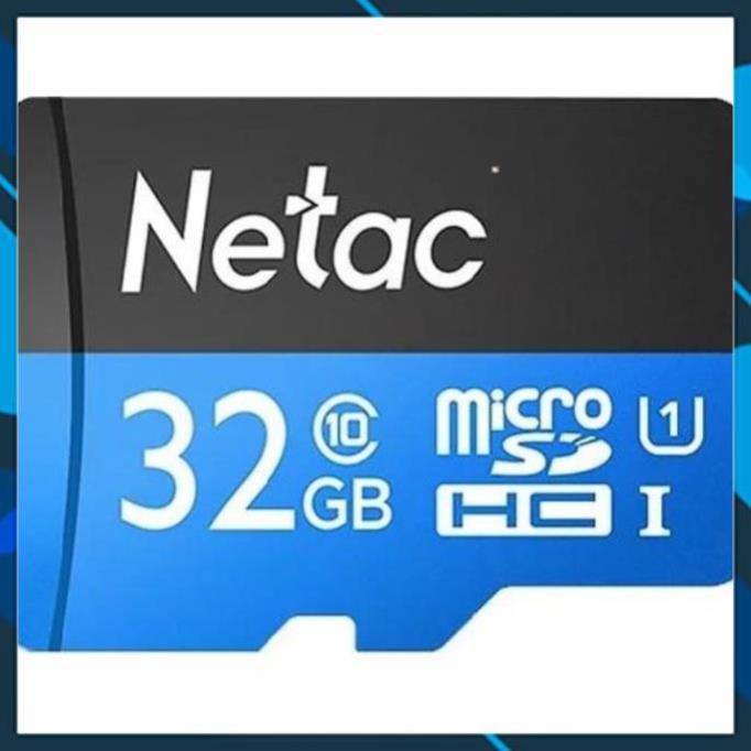 Thẻ nhớ Netac 32GB Class10 – Mua từ 3 tặng 1 đầu đọc thẻ – chính hãng – Bảo hành 5 năm [Giá Hủy Diệt]