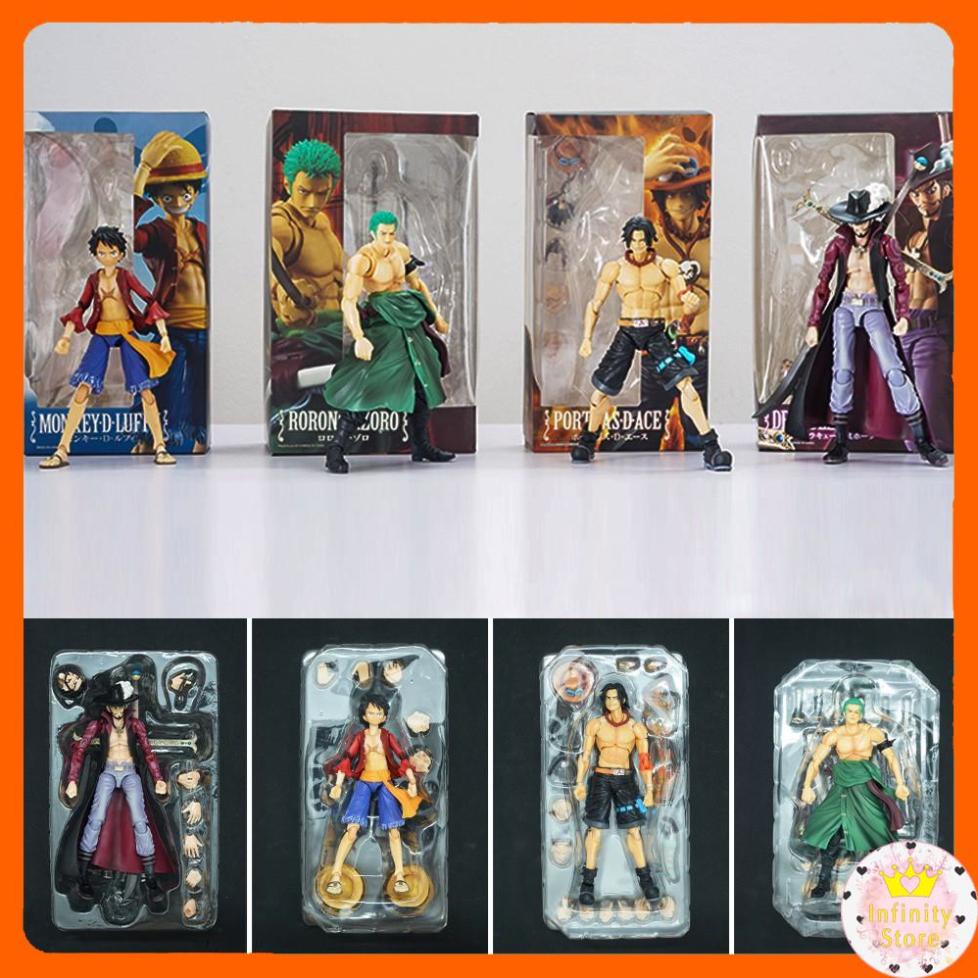 MÔ HÌNH ONEPIECE FIGMA CỬ ĐỘNG KHỚP ACE / ZORO / LUFFY / MIHAWL INFINY DECOR