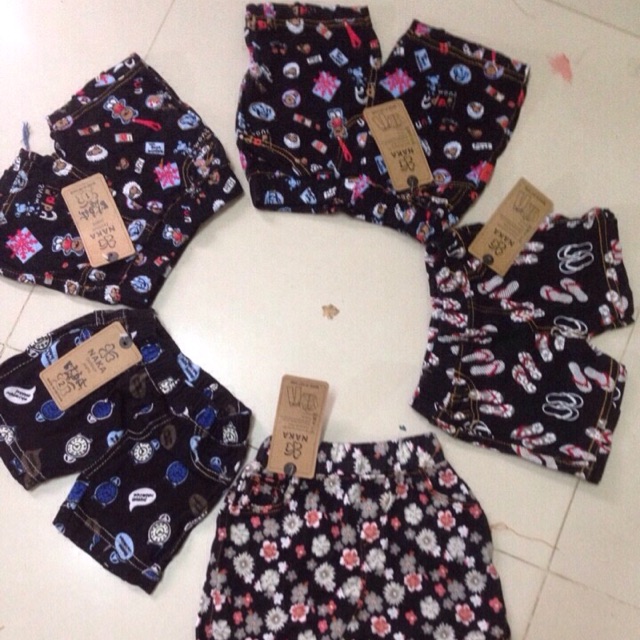 Set 20c quần thô bé gái
