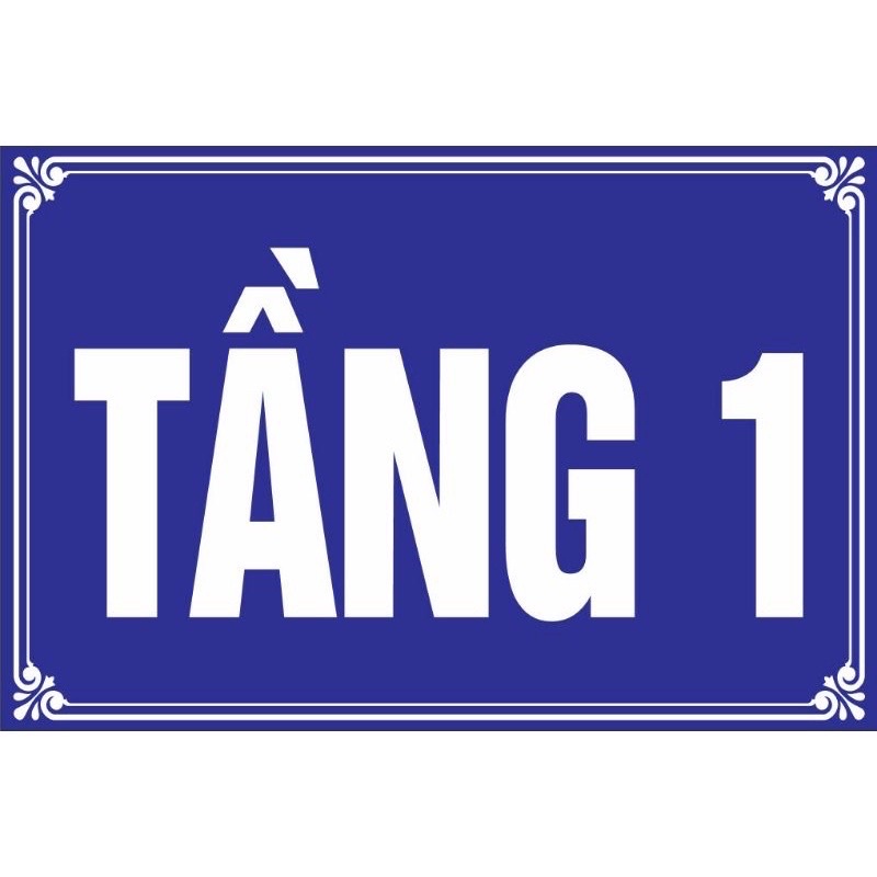 Biển phòng, số nhà alu/fomech