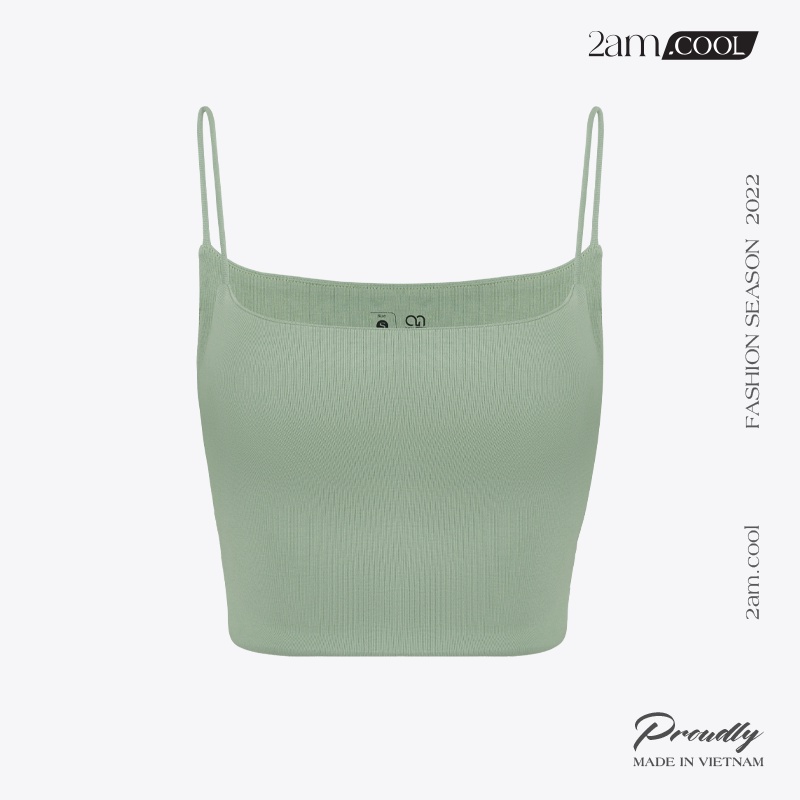 Áo 2 Dây Nữ Dáng Ôm Nhiều Màu Cotton 4 Chiều Phiên Bản Premium Chống Nhăn 2AM