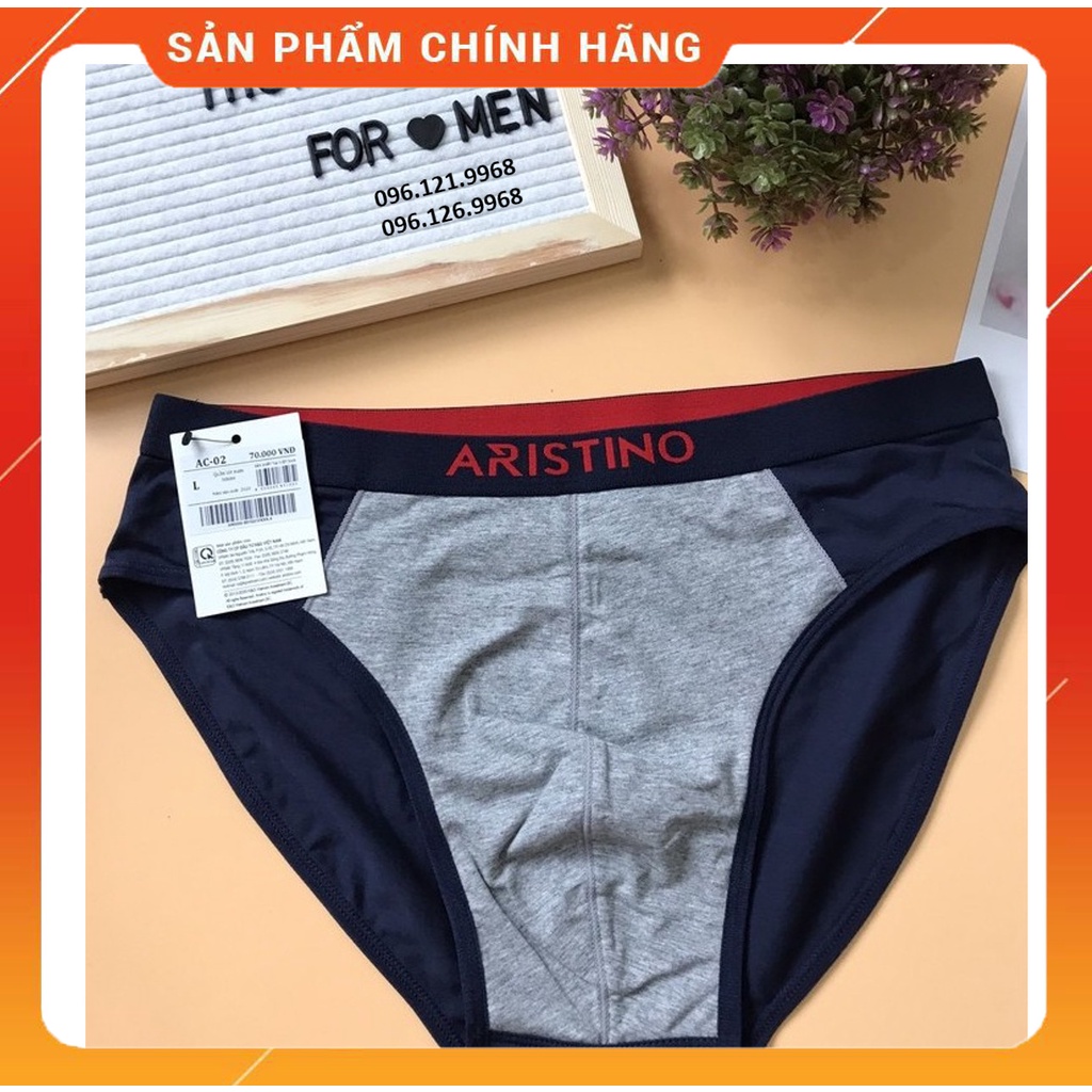 Quần sịp nam, quần sịp tam giác ⚡ ARISTINO ⚡ 95% cotton khử mùi, thoáng mát, mạnh mẽ, nam tính, sang trọng ⚡ mã AC02