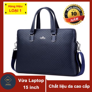 Cặp da nam công sở cdn18 cao cấp đựng laptop 15 inch
