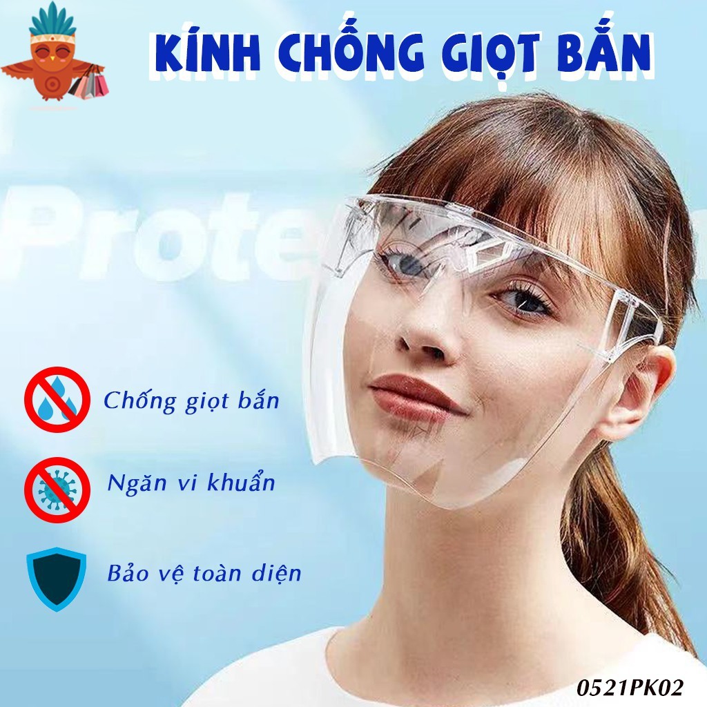Kính chắn giọt bắn FACE SHIELD  Loại 1 nhựa trong tốt HÀNG VIỆT NAM CHẤT LƯỢNG CAO giúp phòng dịch an toàn nhựa tốt