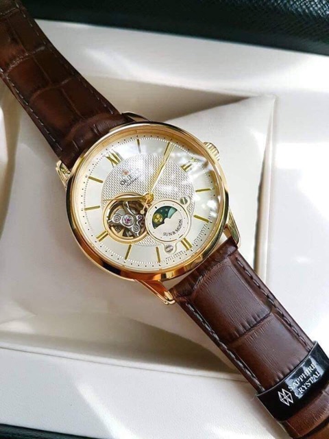 Đồng hồ nam cơ Orient Sun Moon Gen 4 RA-AS0004S10B