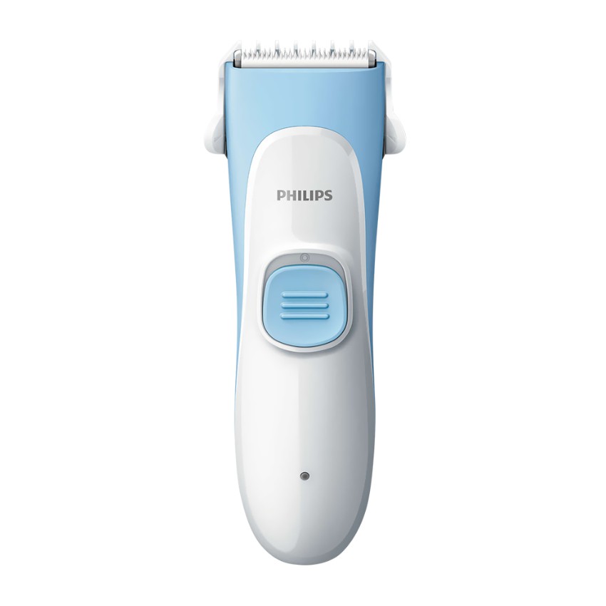 TÔNG ĐƠ CẮT TÓC PHILIPS HC1055 - DÙNG PIN AA - CHỐNG NƯỚC IPX7 (MÀU TRẮNG XANH)