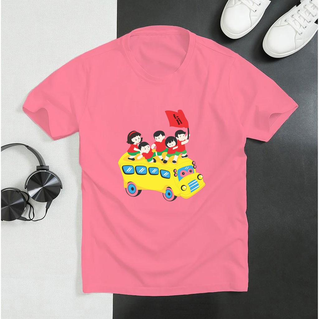 Áo thun nam nữ in hình thời trang Everest KM32