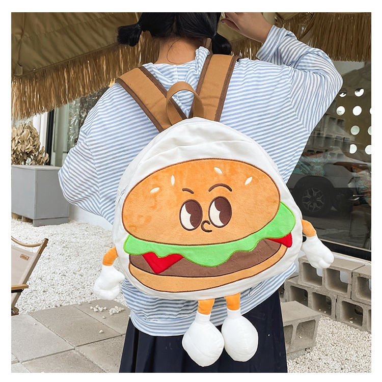 Balo Đi Học In Hình Hoạt Hình Hamburg 2022 Dễ Thương Phong Cách Hàn Quốc Mới Cho Nữ