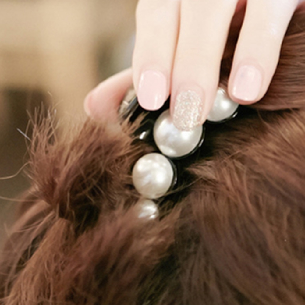 Kẹp càng cua đính ngọc trai thời trang cho nữ