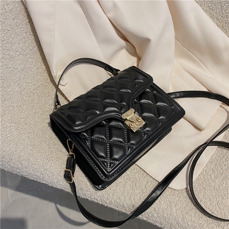 Túi đeo vai IELGY dáng vuông cỡ nhỏ thiết kế đơn giản thời trang cho nữ