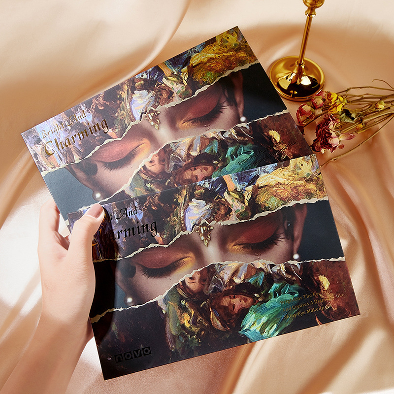 Bảng Phấn Mắt Novo Ánh Ngọc Trai Lấp Lánh Thời Trang Sành Điệu Cho Nữ