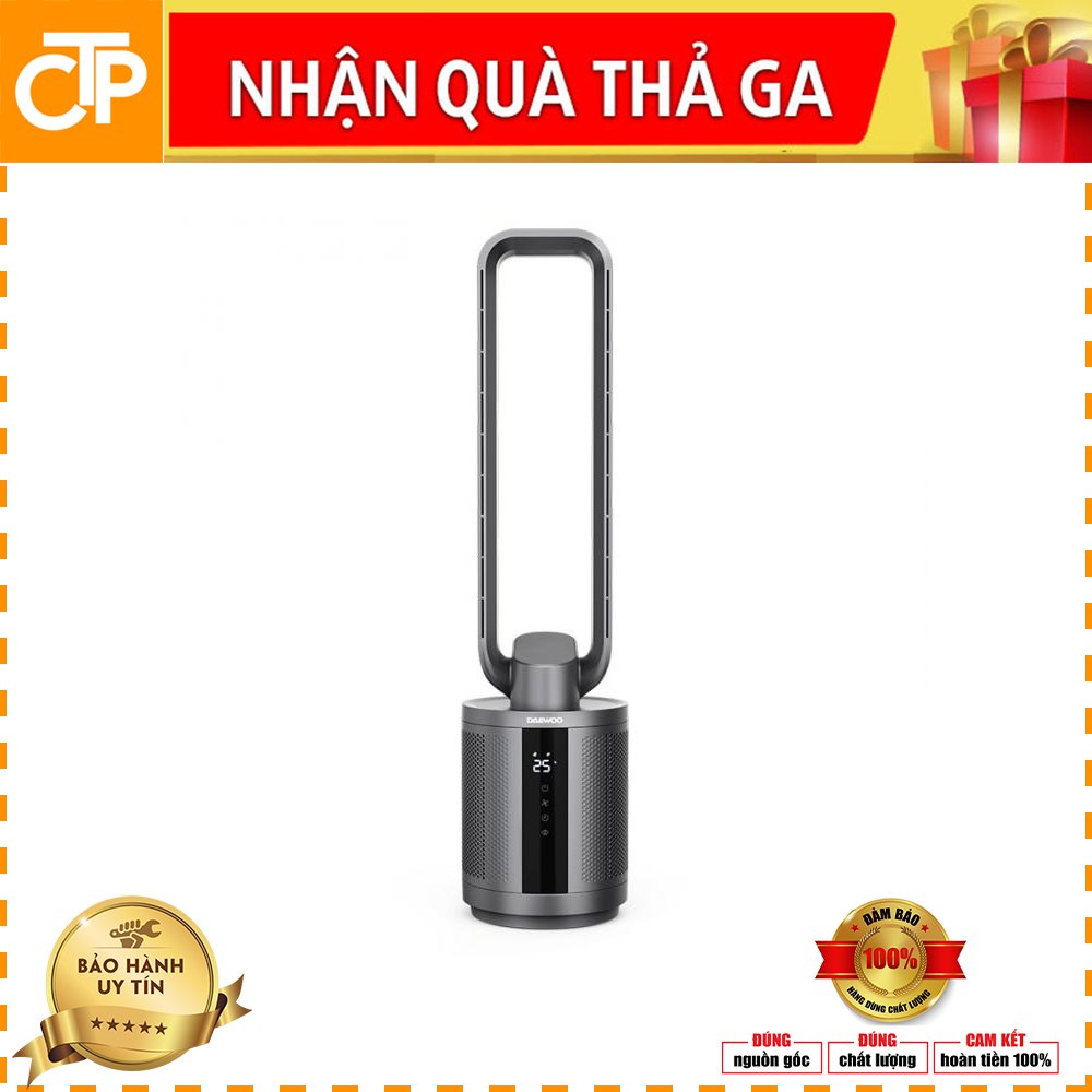 DAEWOO F9 MAX 2021 - Quạt không cánh - LỌC KHÔNG KHÍ BÙ ẨM Hàng nhập khẩu