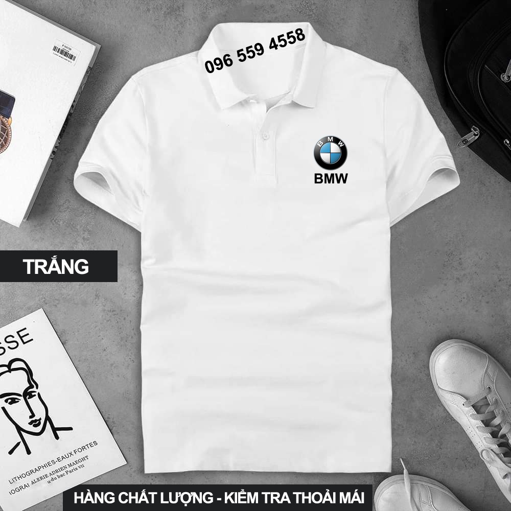 Áo thun Polo BMW Cao Cấp - Polo có cổ Logo Hãng Xe Ô tô nhiều màu sang trọng, lịch lãm, đẳng cấp, thời trang