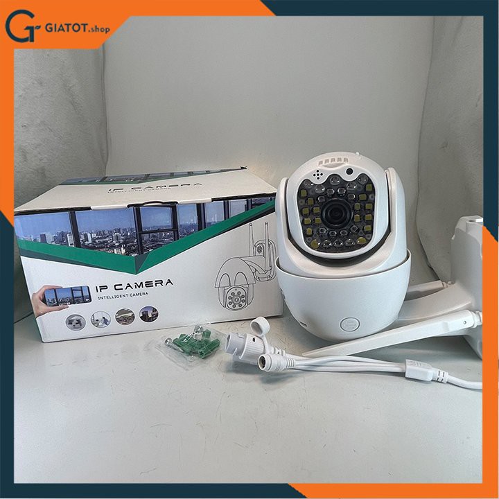 Camera IP wifi ngoài trời PTZ YOOSEE 2 râu fullHD 2.0 model P32C4N - soi đêm có màu