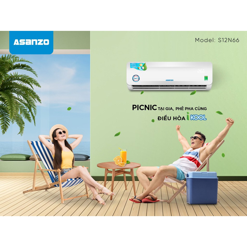 Điều hòa máy lạnh Asanzo thường 1 chiều S09 9000BTU - S12 12000BTU - S18 18000BTU - S28 28000BTU