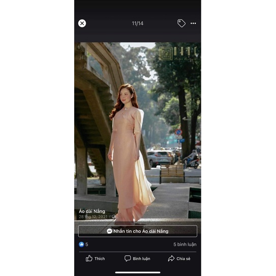 Pass áo dài Nắng