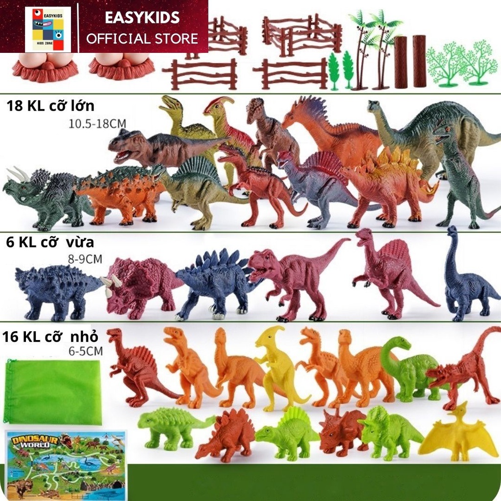 Đồ chơi khủng long, công viên khủng long cho trẻ em