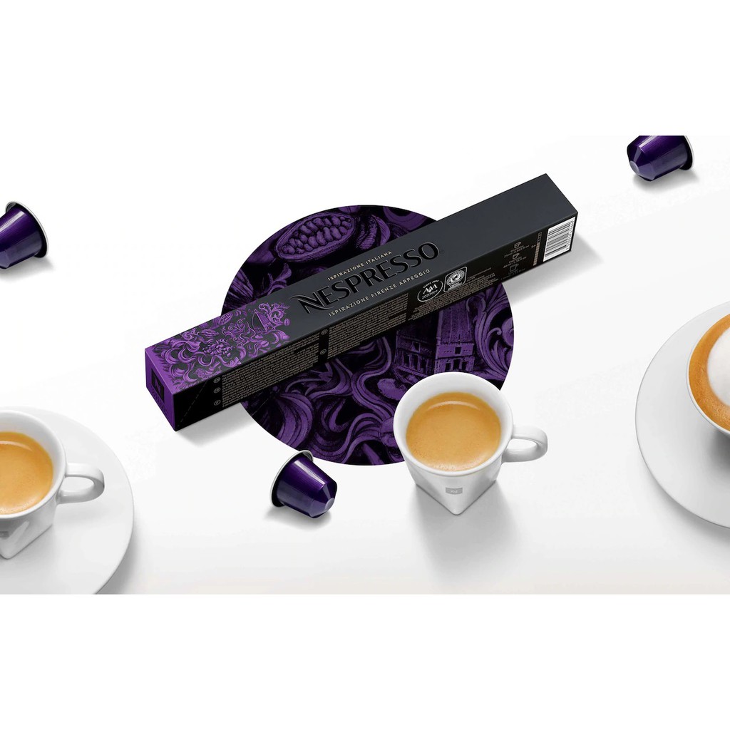 CÀ PHÊ VIÊN NÉN NESPRESSO SWITZERLAND CAPSULES – ARPEGGIO – 10 VIÊN MỨC ĐỘ ĐẬM : SỐ 9