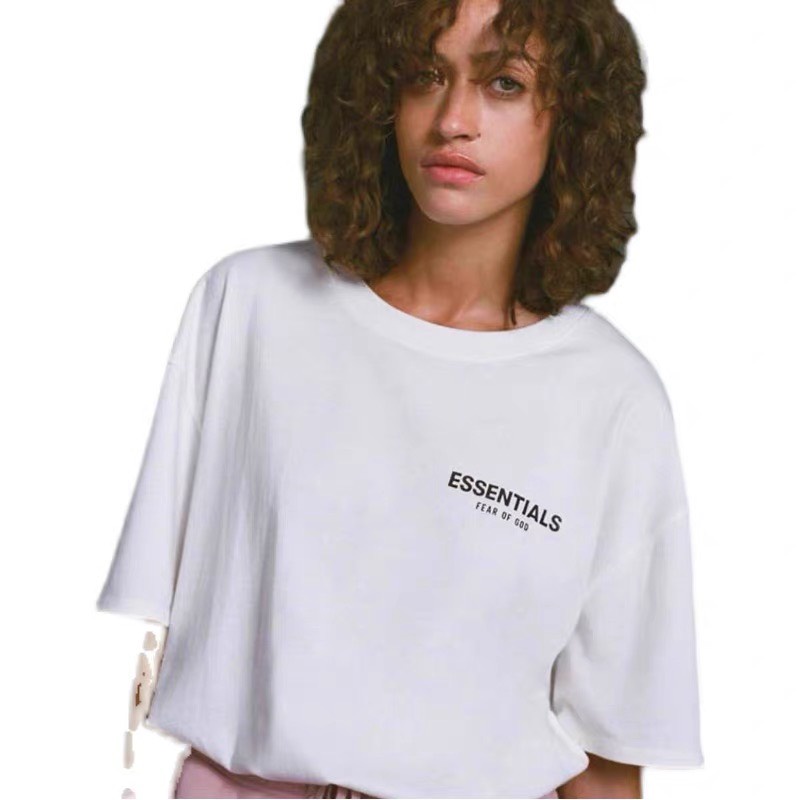 Áo thun unisex essentials basic tee phom rộng tay lỡ dành cho nam nữ shophienmai D034