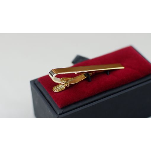 Kẹp Cà Vạt Vàng 6cm - Khắc Tên Theo Yêu Cầu