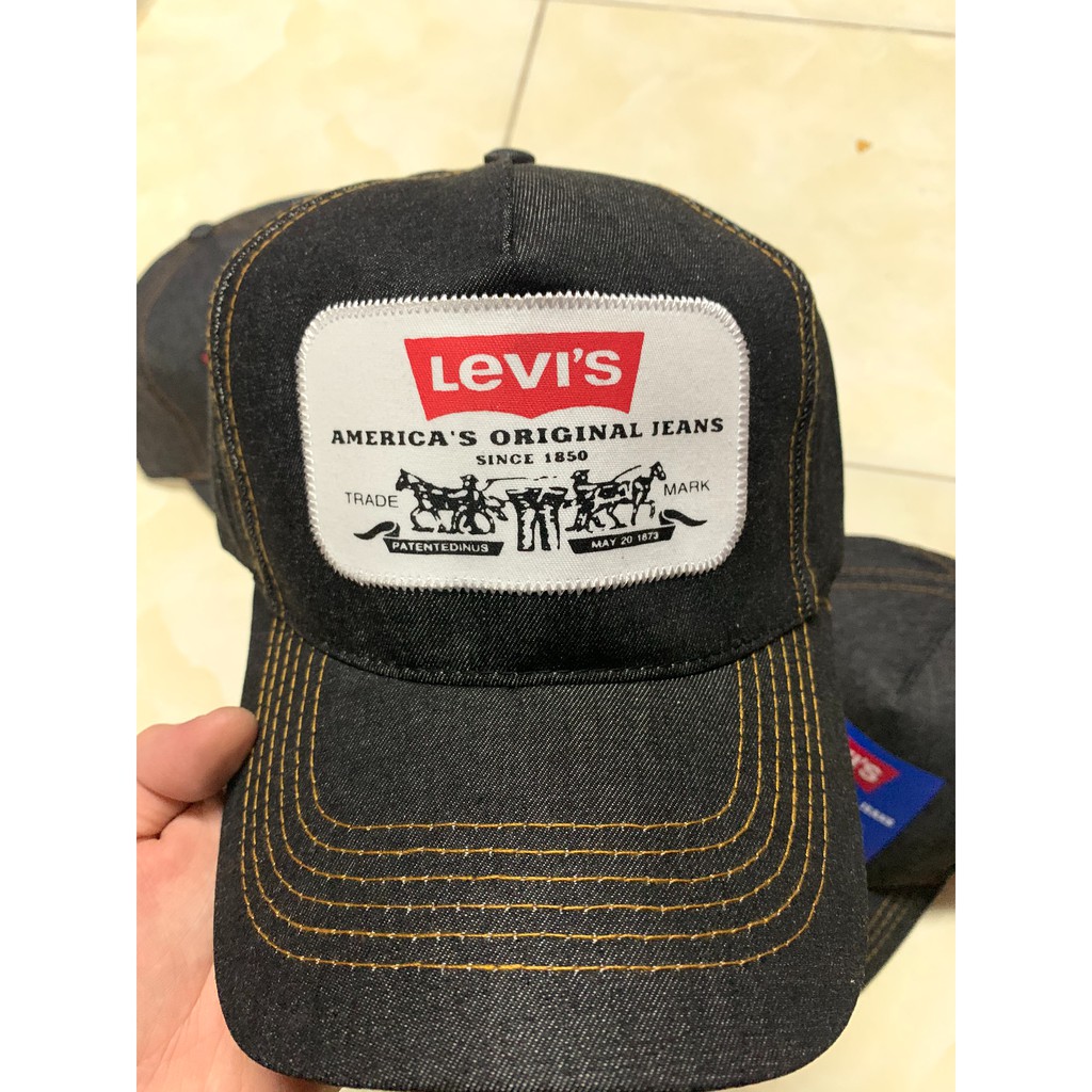 Mũ vải bò Levi''s cho nam giới loại 1