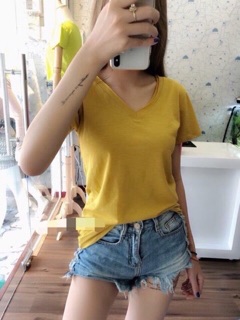 Áo phông nữ chất liệu phông giấy