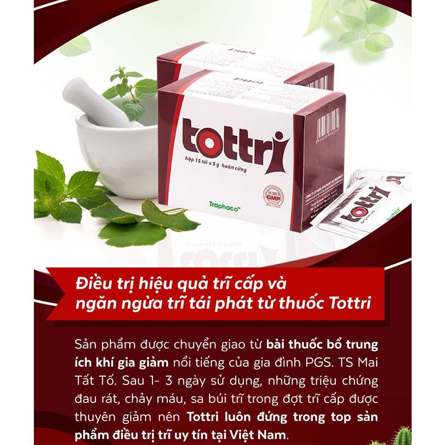 TOTTRI VIÊN HOÀN CỨNG VÀ VIÊN NANG - HỔ TRỢ TRĨ NỘI TRĨ NGOẠI -TÁO BÓN