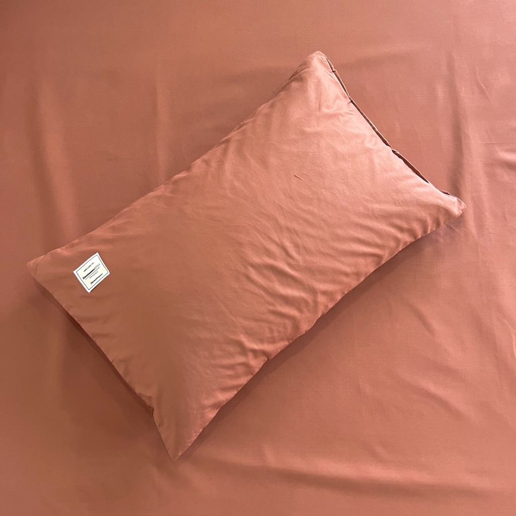Bộ ga giường Cotton Tici 3 món bọc chun một màu trơn phong cách Hàn Quốc với đủ mọi size nệm
