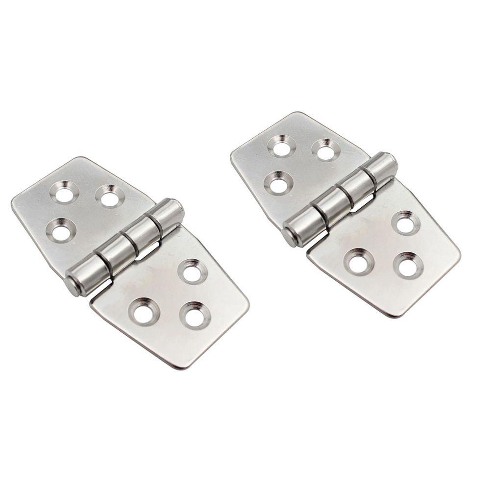 Set 2 Bản Lề Inox 180 Độ 2 Bản Lề Chuyên Dụng Cho Tàu Thuyền