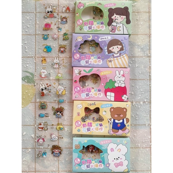 Hộp sticker nhiều tấm
