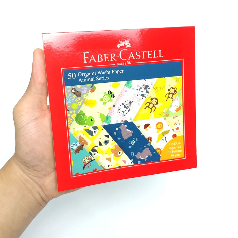 Giấy Nghệ Thuật Origami Washi - Animal - Faber-Castell 171516