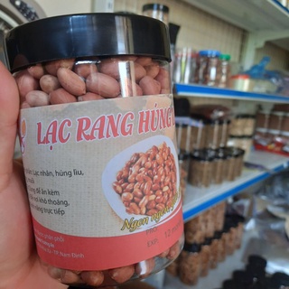 Lạc rang húng lìu - đặc sản Nam Định - Hộp 500g