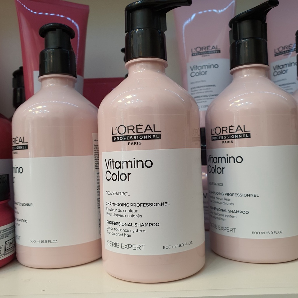 Dầu gội bền mầu nhuộm Loreal Vitamino Color 1500ml-500ml-300ml
