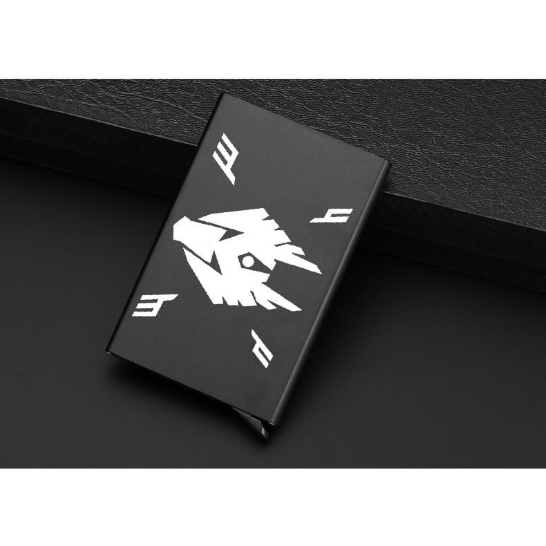 Ví Đựng Thẻ Bằng Kim Loại Họa Tiết Kamen Rider Dragon Tooth Dragon Rider