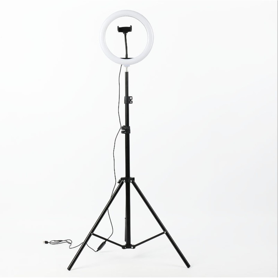 Đèn trợ sáng Studio Light Ring kèm chân đèn cao 2,1m