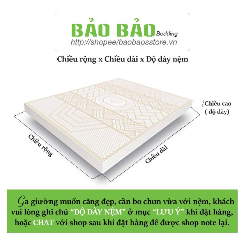 Drap giường phi lụa - may theo kích thước khách đặt