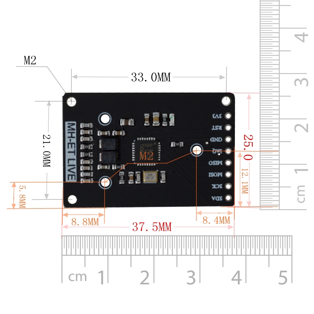 Mô Đun Rfid Rc522 S50 13.56 Mhz 6cm Cho Arduino Uno 2560 | WebRaoVat - webraovat.net.vn