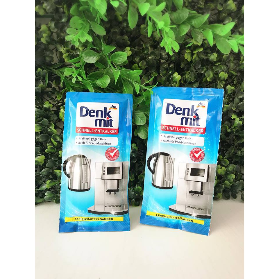 (review) Bột tẩy cặn Denkmit Đức