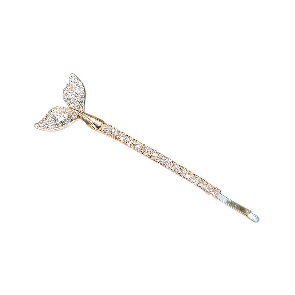 Kẹp tóc kim loại hình đuôi cá heo phong cách Hàn Quốc thời trang mới dễ thương