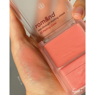 [NEW] Phấn má rom&nd SEE-THROUGH MELTING CHEEK