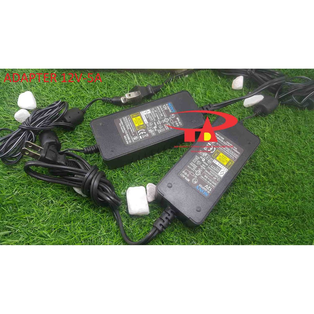 NGUỒN ADAPTER (SONY) 12V - 5A GIÁ RẺ CHẤT LƯỢNG,BẢO HÀNH 12 THÁNG.DÙNG CHO CAMERA,ĐÈN LED DÂY,MÁY BƠM MINI...