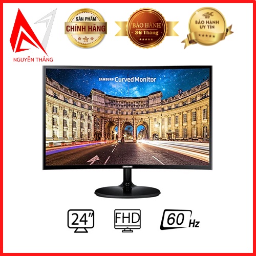 Màn hình máy tính Samsung LC24F390FHEXXV 24 inch/FHD/60Hz - màn hình cong NEW Chính hãng