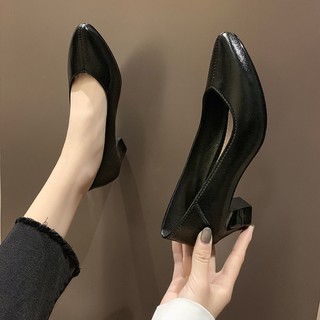 Giày cao gót 5p nữ đi được mưa, phong cách công sở kiểu dáng cơ bản Validep03 V285