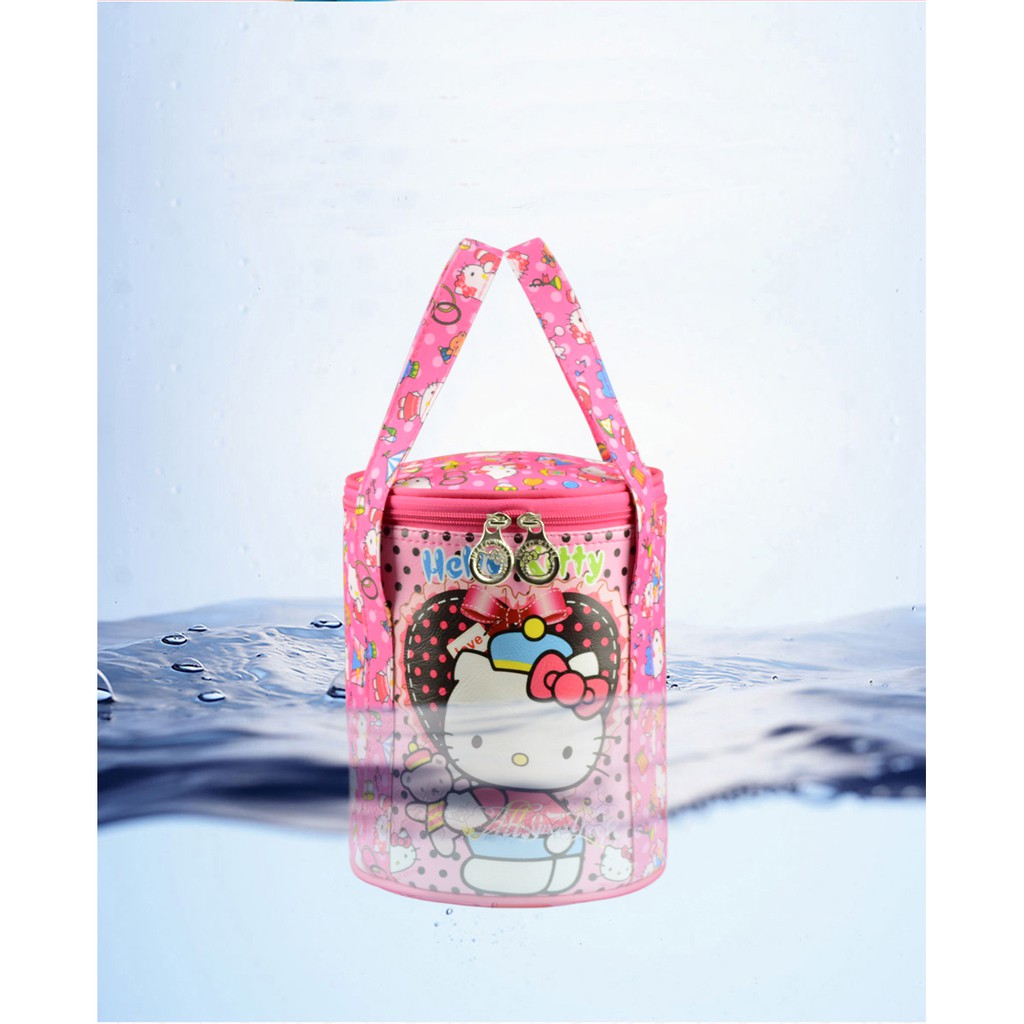Túi đựng đồ mang đi PINK030 [FREESHIP] Pink Xinh Decor túi xách cho bé Hello Kitty Minion gọn nhẹ