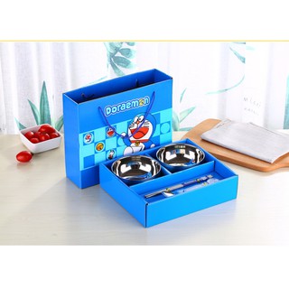 Bộ bát đũa thìa Đoremon, Mèo Kitty, Gấu Pooh