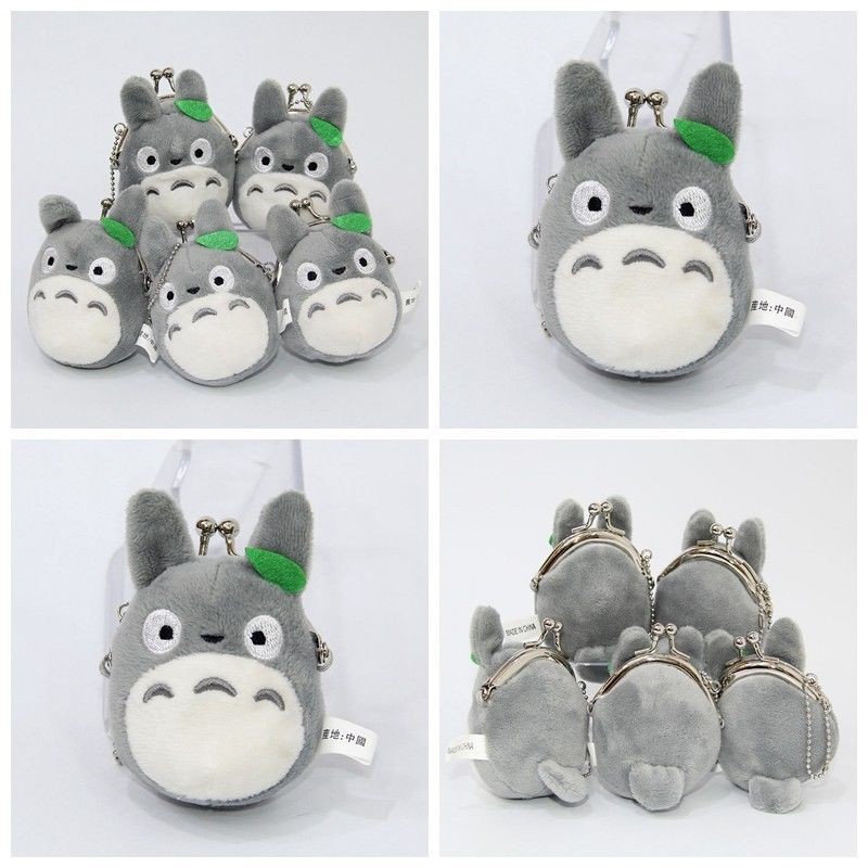 Túi đựng tiền hình nhân vật totoro nhồi bông xinh xắn